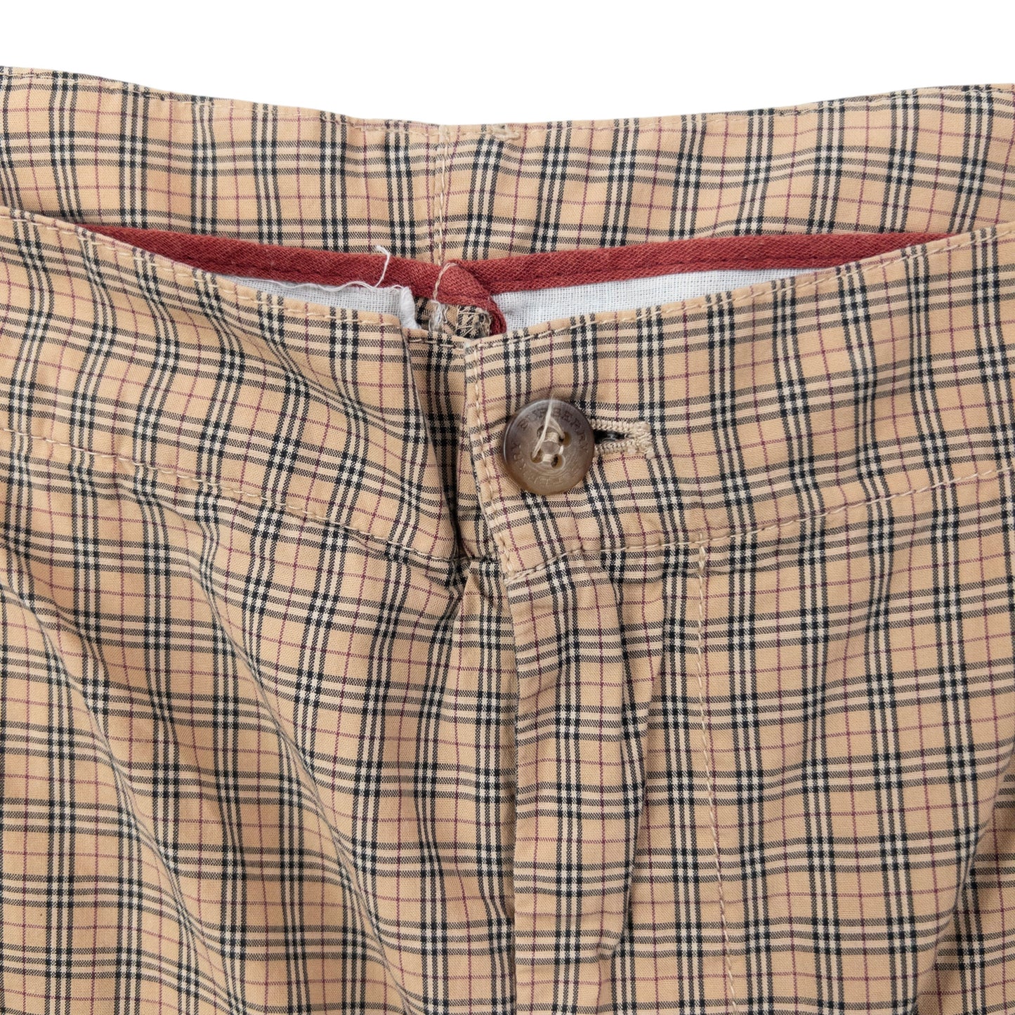 Vintage 2000s Burberry Nova Check Shorts Size W36