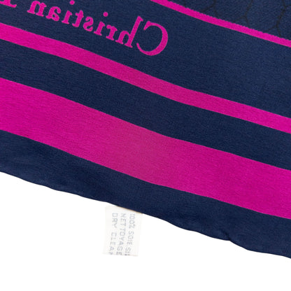Vintage Dior Monogram Silk Scarf
