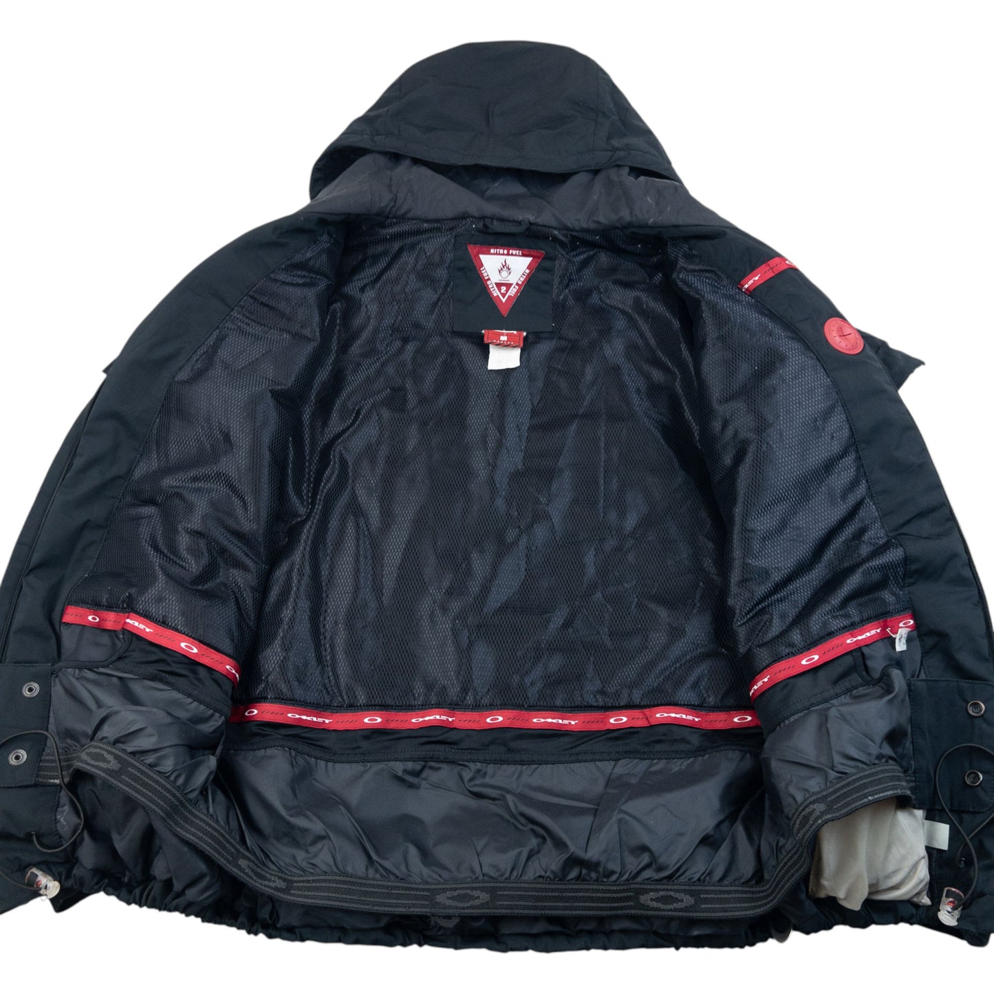 Vintage 90s Oakley Nitro Fuel Zip Up Snowboarding Jacket Size L