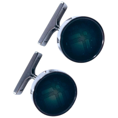 Vintage 2000s Burberry Nova Check Cuff Links