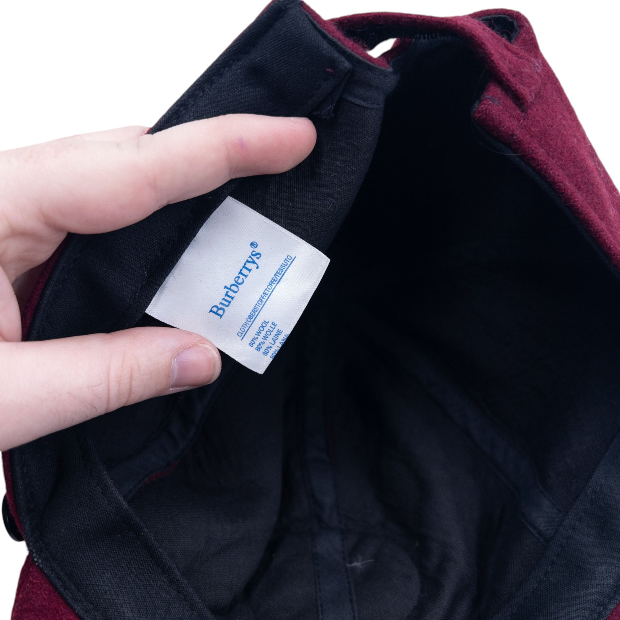 Vintage 90s Burberry Wool Hat