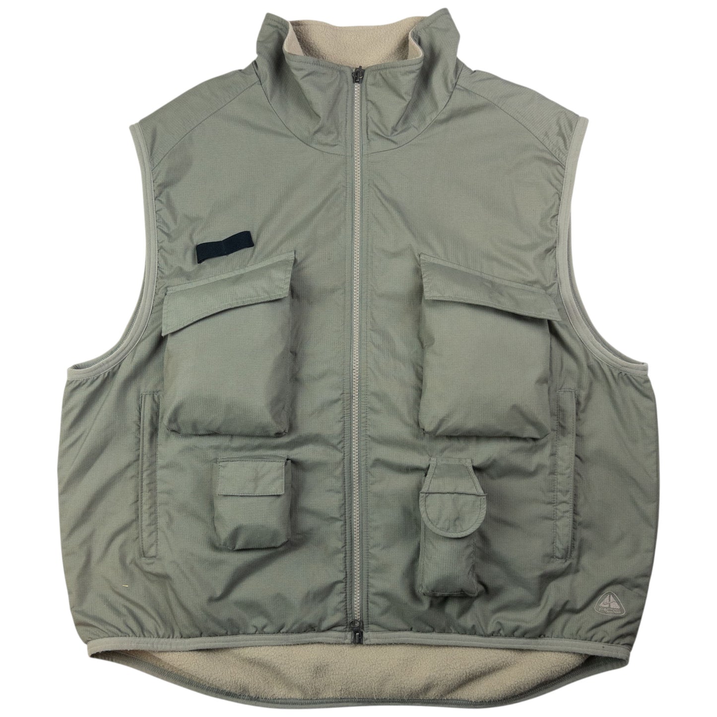 Vintage Nike ACG Fleece Lined Cargo Gilet Size XL