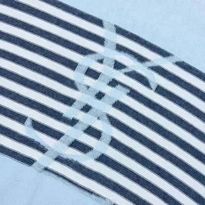 Vintage 2000s YSL Yves Saint Laurent Striped Jumper Size M