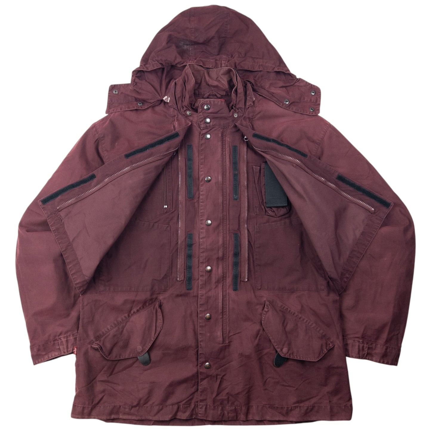 Vintage 2000s Levi's Red Tab Stealth Layered Pocket Jacket Size XL