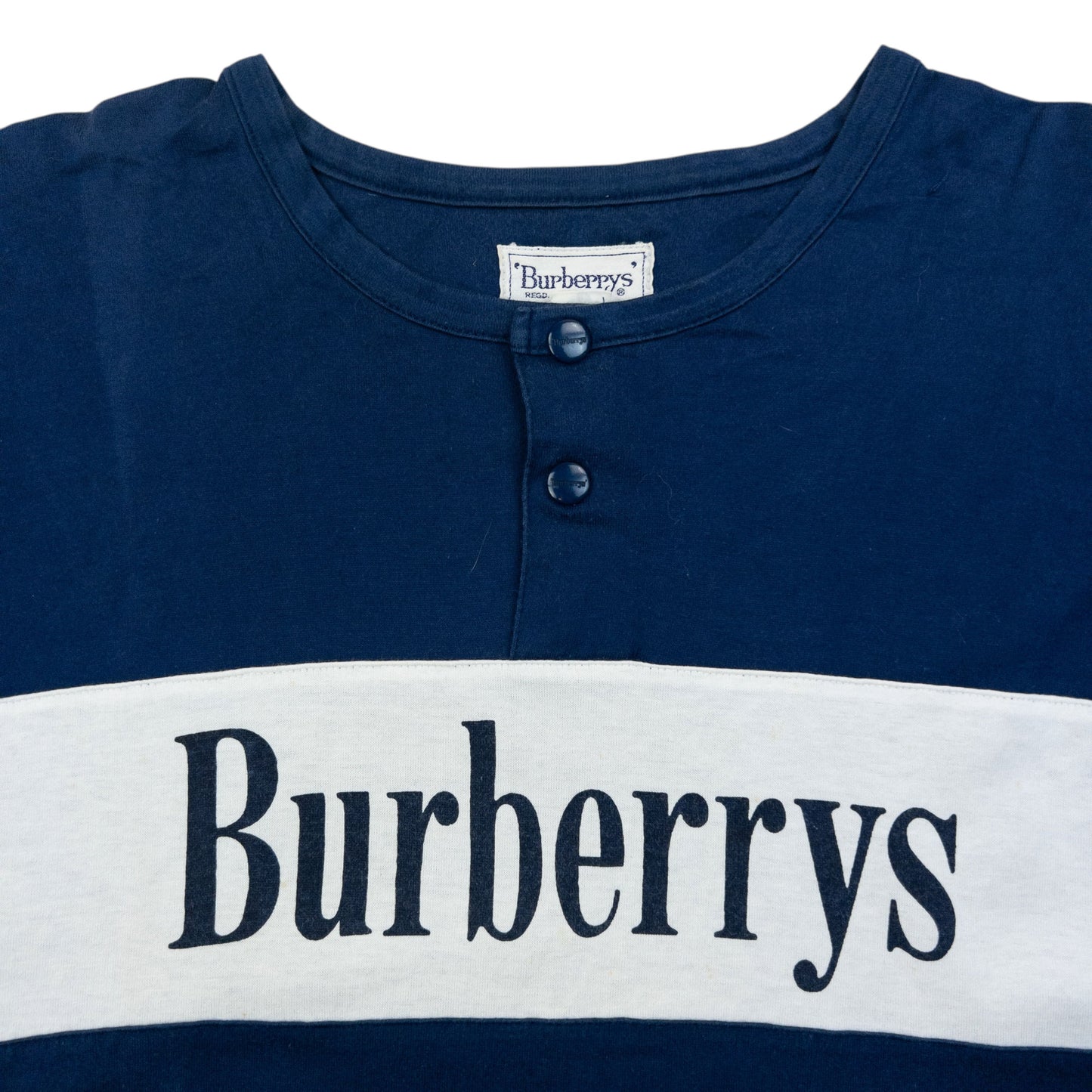 Vintage 90s Burberry Long Sleeve T Shirt Size S