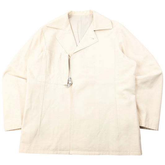 Vintage 90s Yohji Yamamoto Asymmetric Zip Jacket Size S