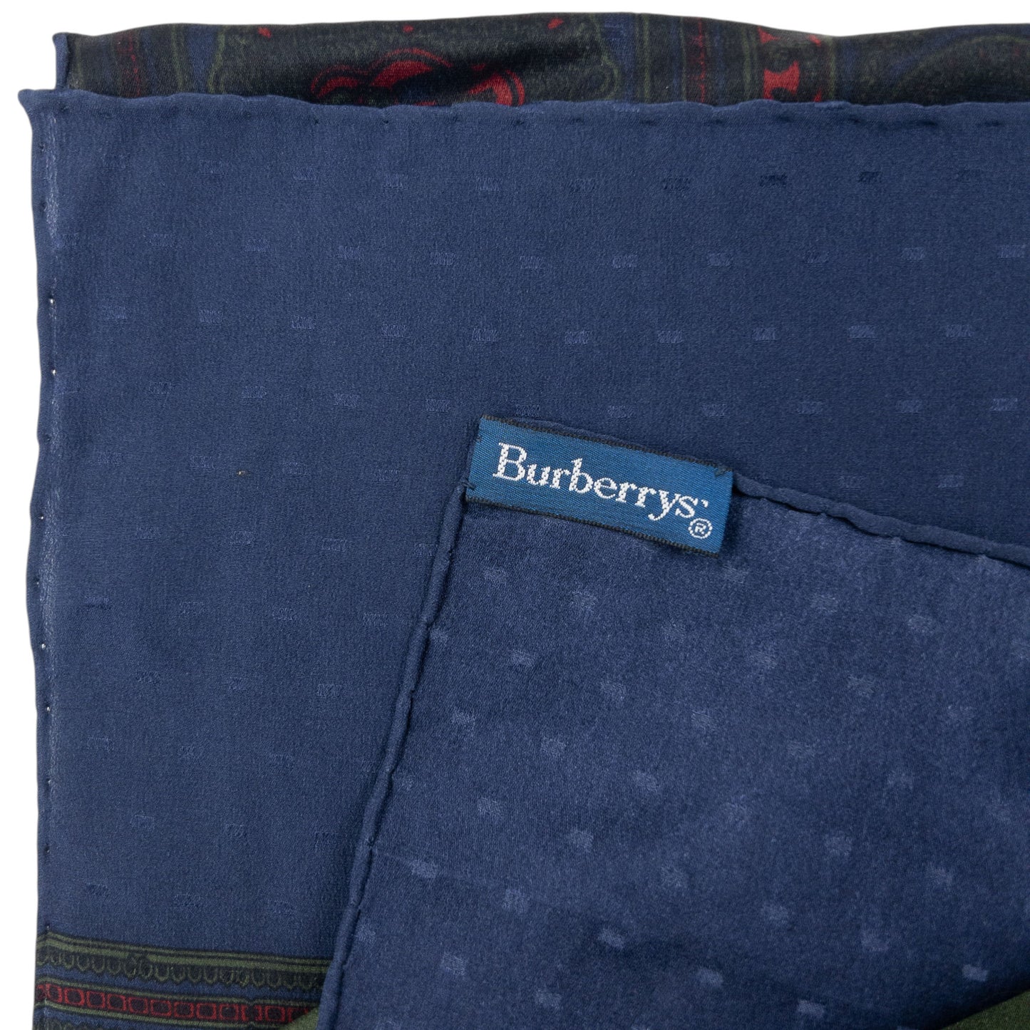Vintage 80s Burberry Silk Scarf