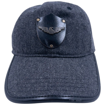 Vintage Armani Jeans Leather Logo Hat