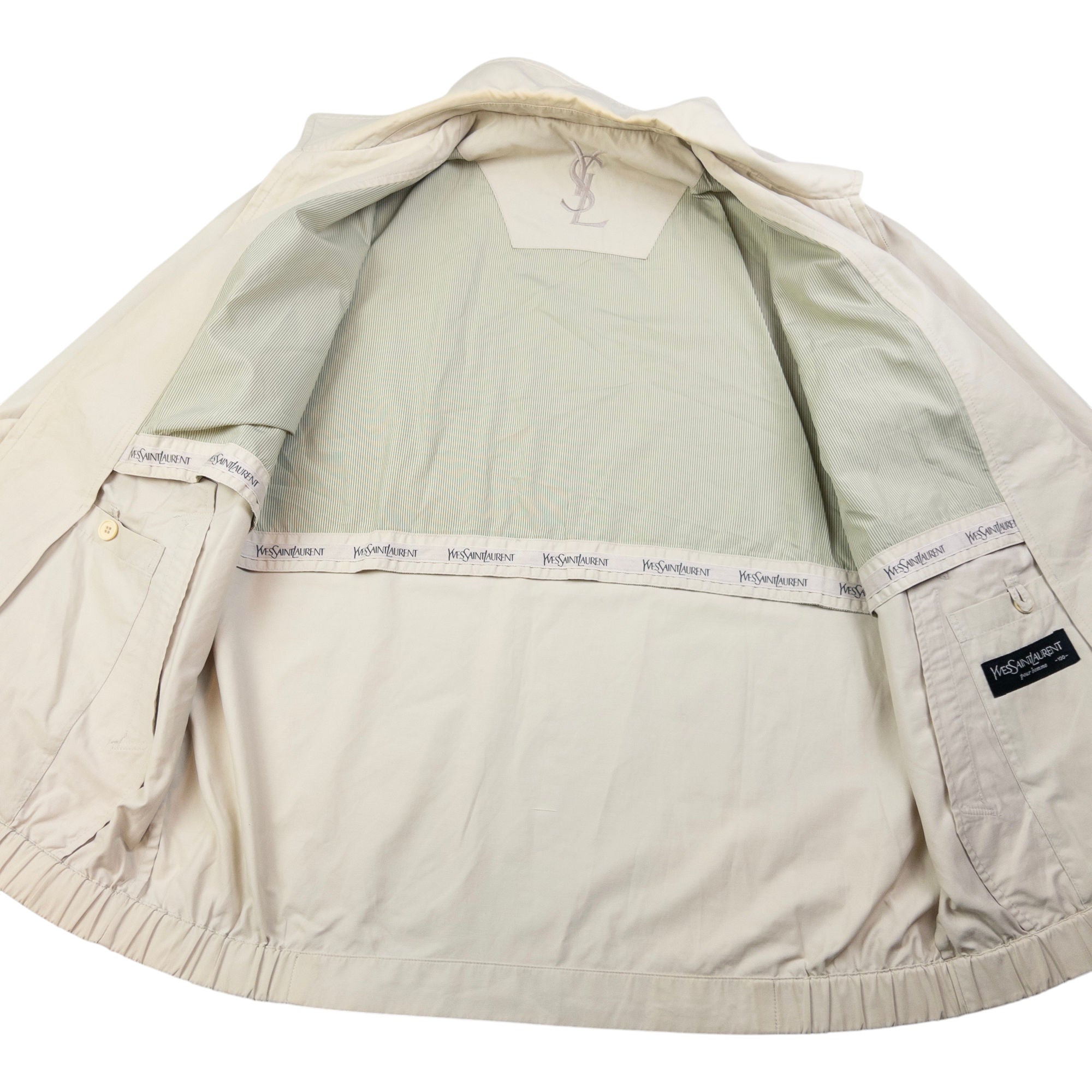 Vintage YSL Yves Saint Laurent Harrington Jacket Size M