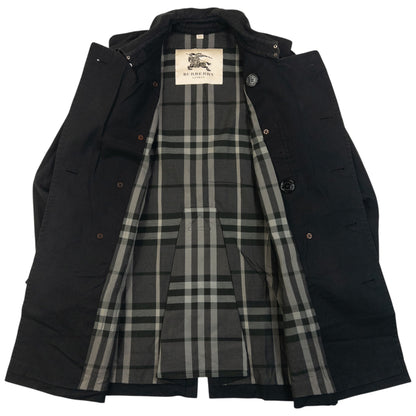 Vintage Burberry Nova Check Lined Trench Jacket Size S
