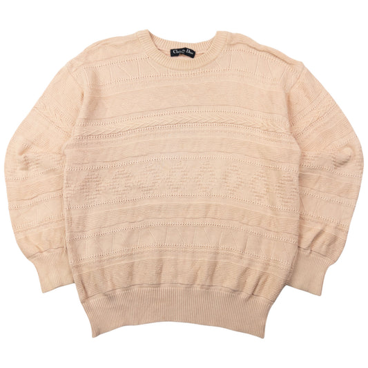 Vintage Dior Sports Knit Jumper Size S