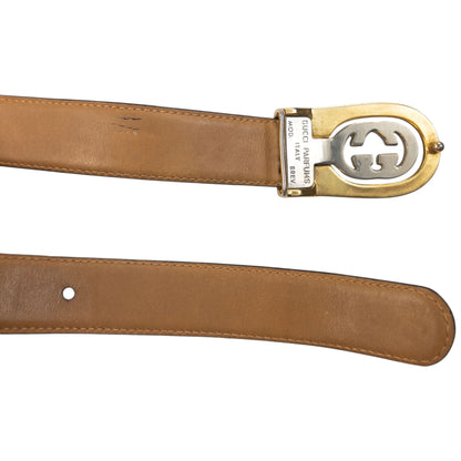 Vintage 90s Gucci Leather Belt Size S