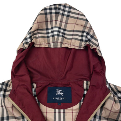 Vintage Burberry Nova Check Packable Jacket Size XL