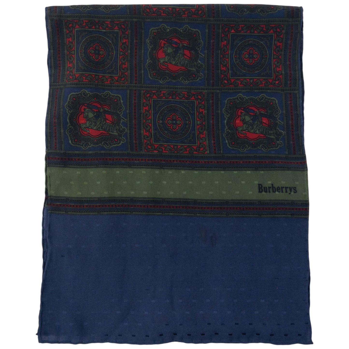 Vintage 80s Burberry Silk Scarf