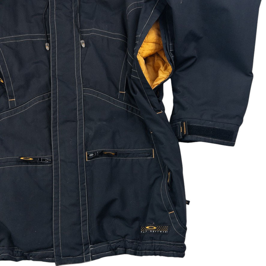 Vintage Oakley Zip Up Snowboarding Jacket Size L