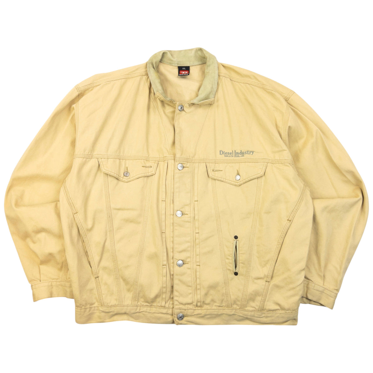 Vintage Diesel Industry Button Up Jacket Size XXL
