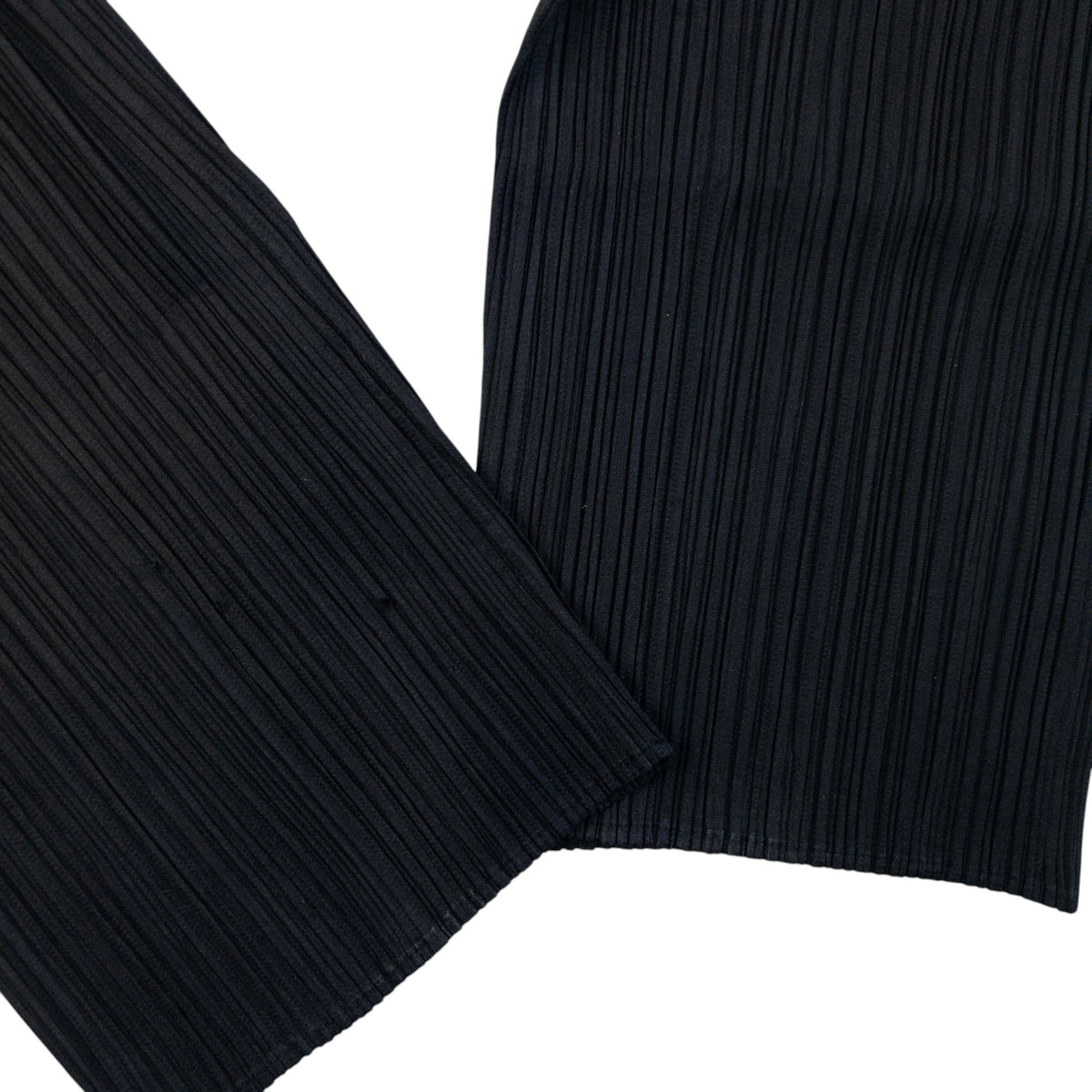 Vintage 90s Pleats Please By Issey Miyake Culotte Trousers Womens One Size in black (polyester 100%), photo 6
