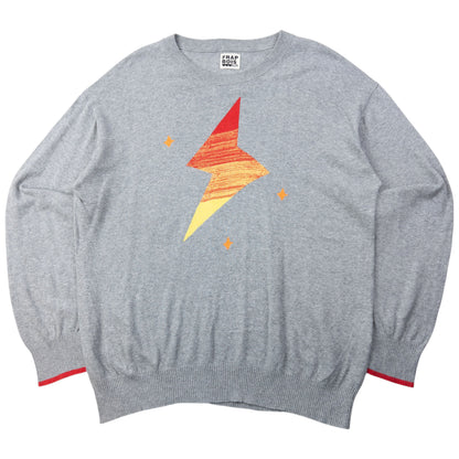 Vintage 2000s Frapbois By Issey Miyake Lightning Bolt Jumper Size M