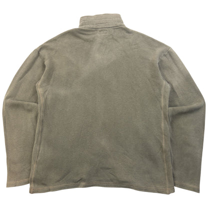 Vintage 2000s Armani Jeans Q Zip Hemp Sweatshirt Size XS