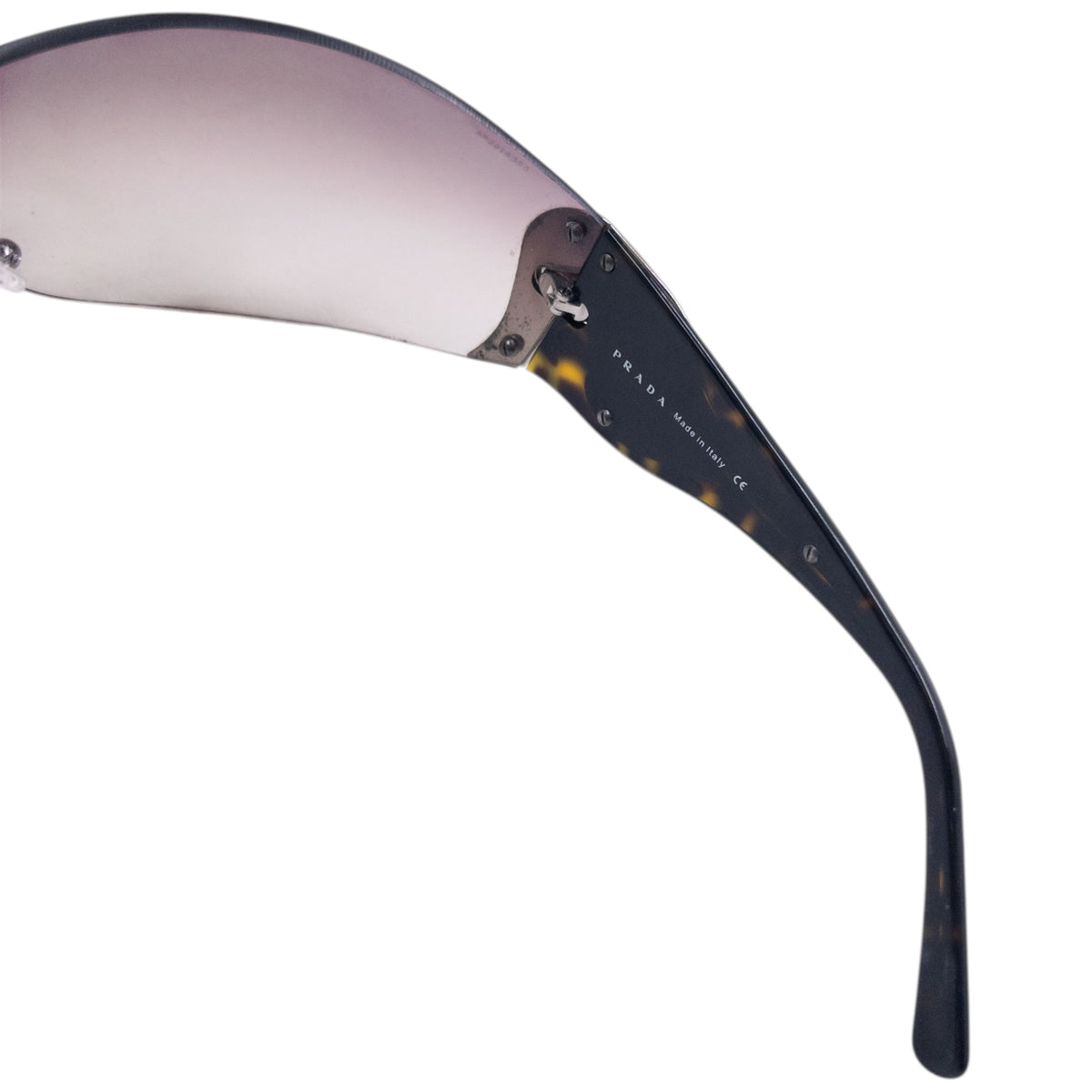 Vintage 2000s Prada Tortoise Shell Swirl Sunglasses