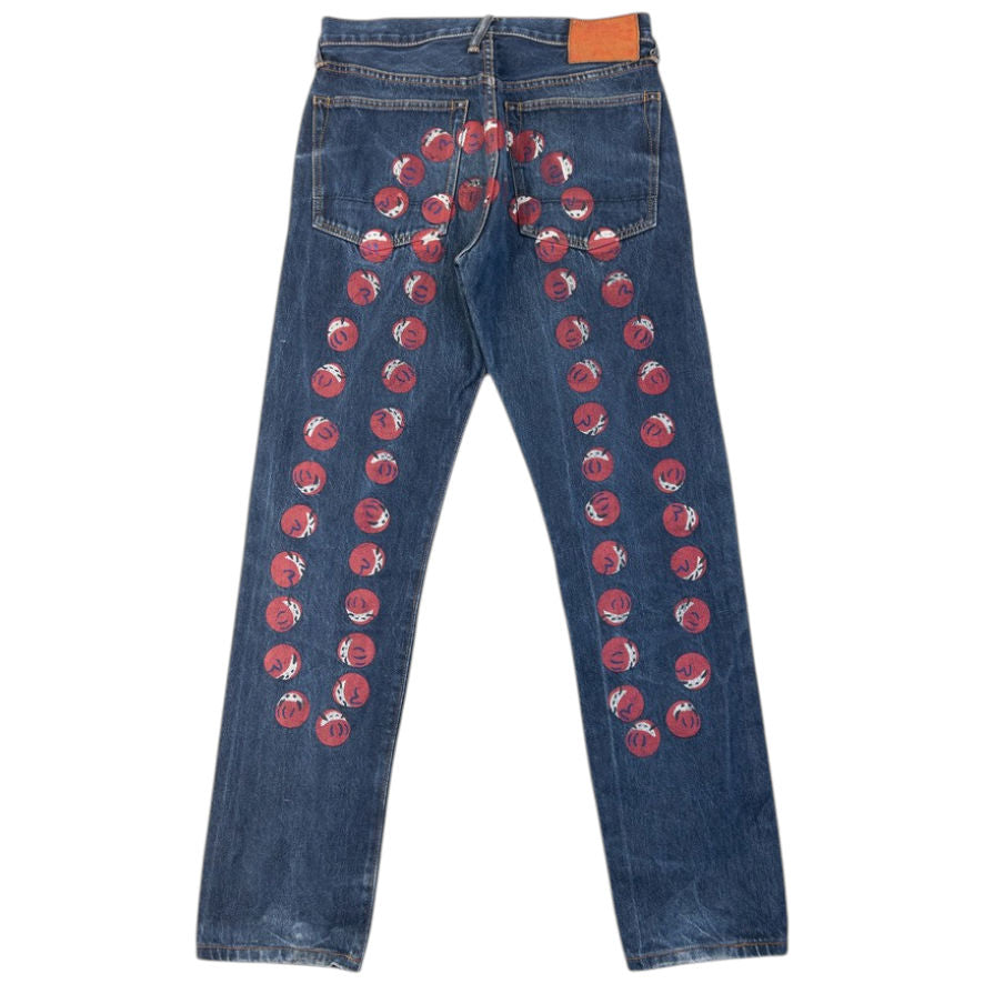 Vintage 2000s Evisu Dot Daicock Japanese Denim Jeans Size W30
