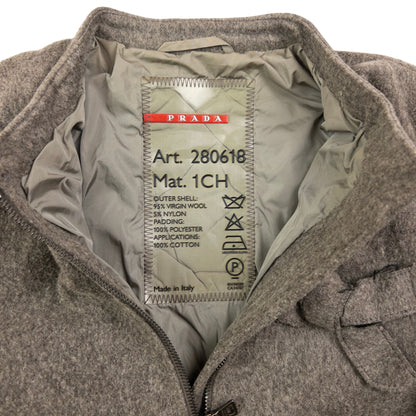 Vintage Prada Sport Wool Bow Jacket Womens Size S