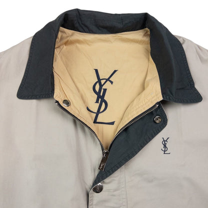 Vintage YSL Yves Saint Laurent Zip Up Jacket Size M