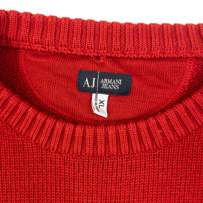 Vintage 2000s Armani Jeans Wool Knit Jumper Size M