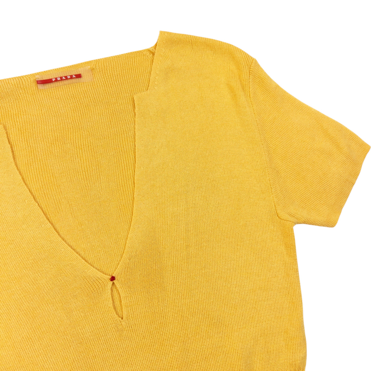 Vintage 2000s Prada Silk Cashmere Knit Top Womens Size M