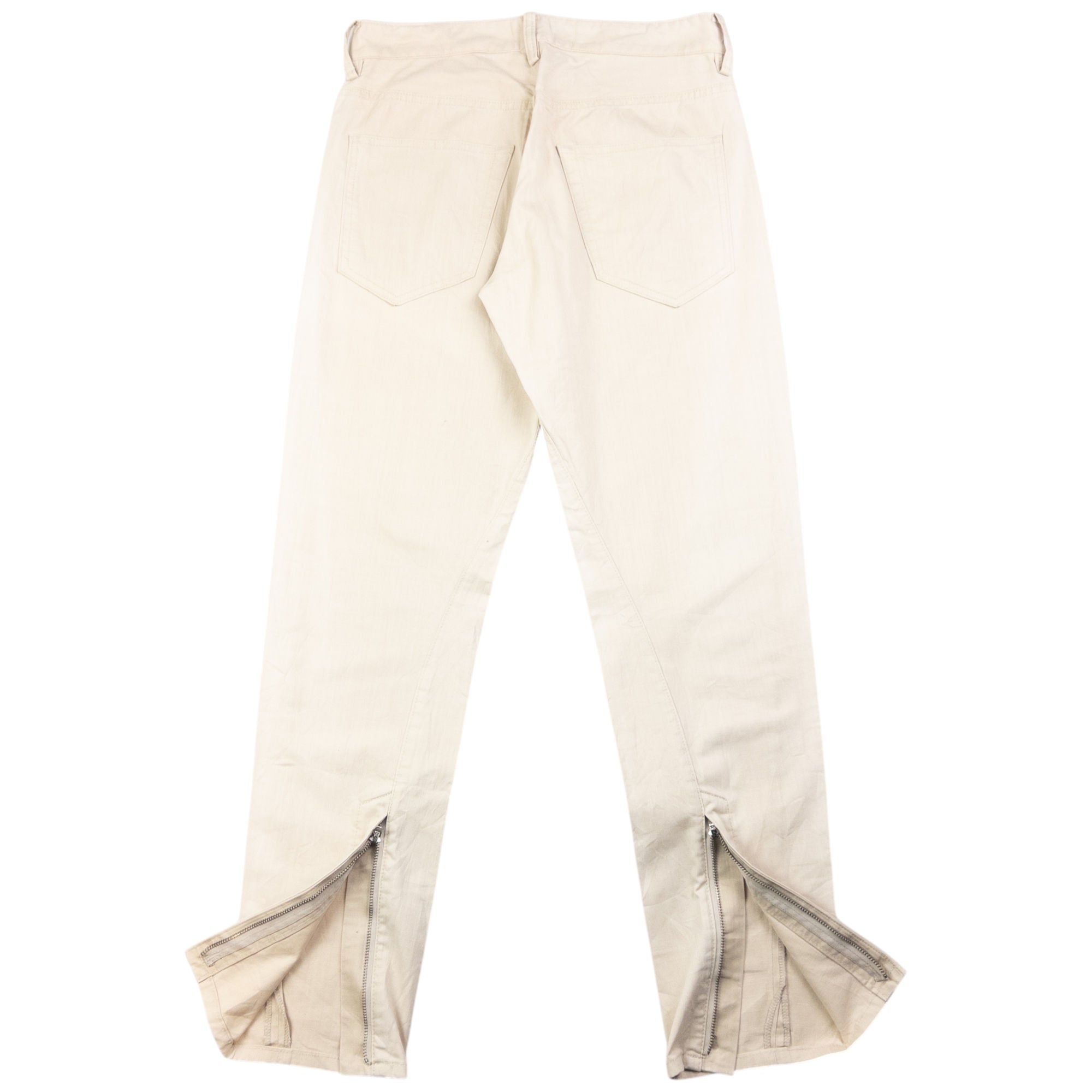 Vintage Yohji Yamamoto Zip Cuff Trousers Size W28