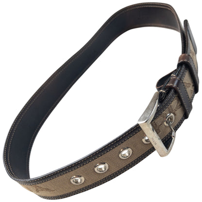 Vintage 90s Prada Leather Belt Size W26