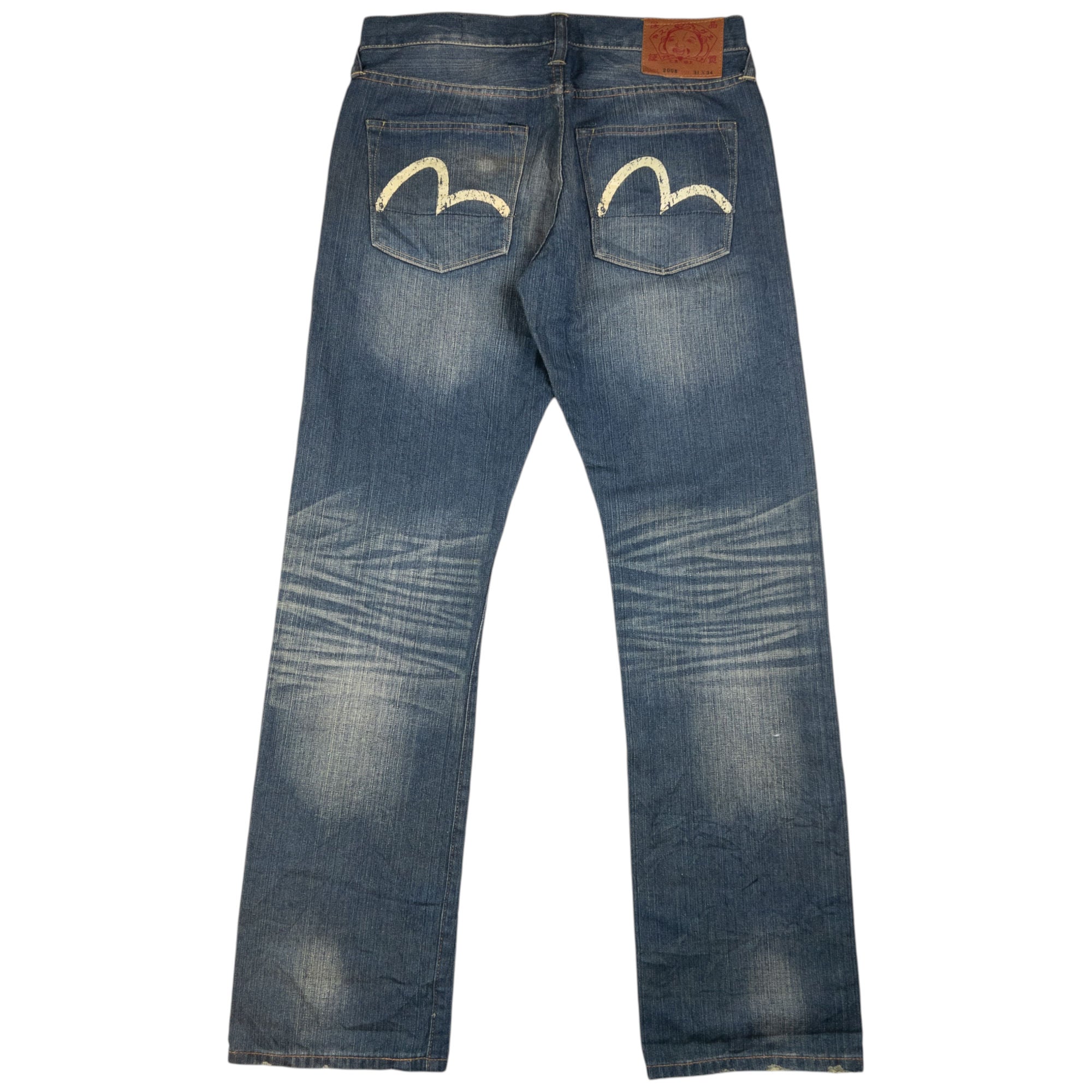Vintage Evisu Double Gull Japanese Denim Jeans Size W32