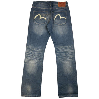 Vintage Evisu Double Gull Japanese Denim Jeans Size W32