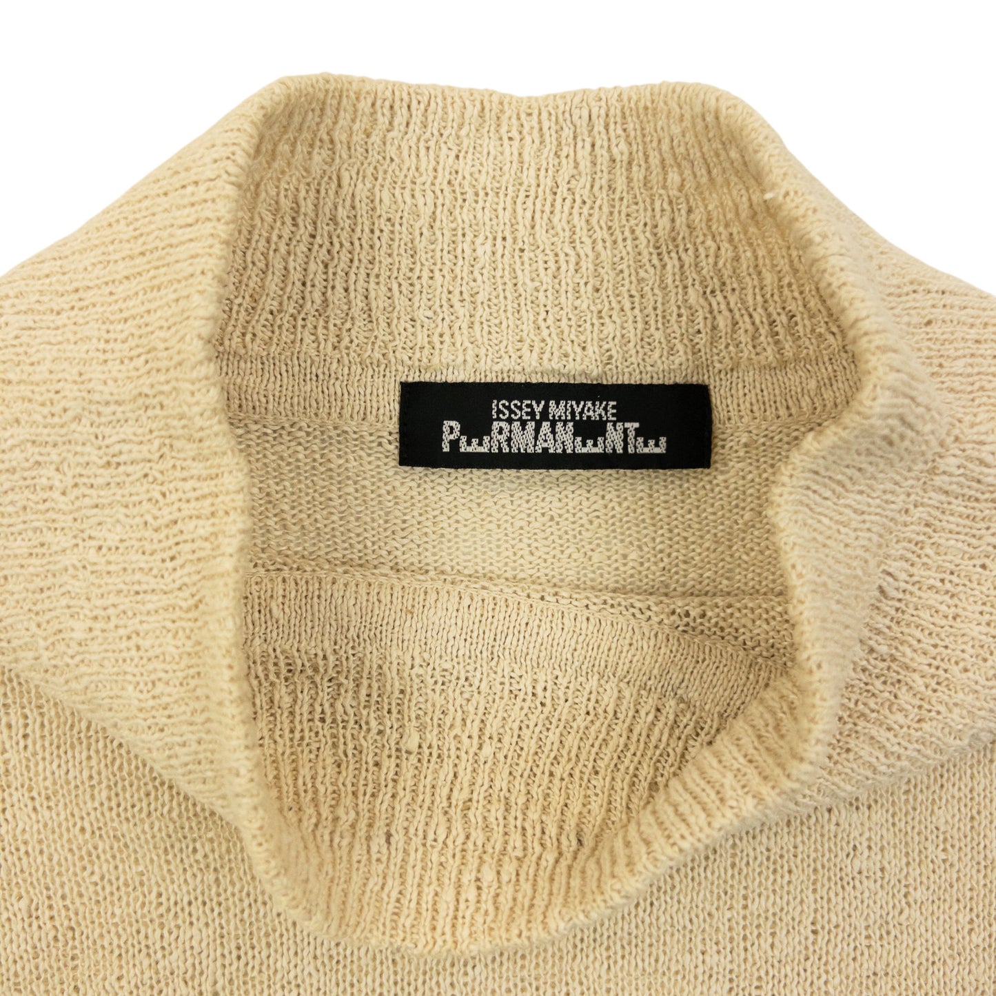 Vintage 90s Issey Miyake PERMANENTE Silk Knit Jumper Size L