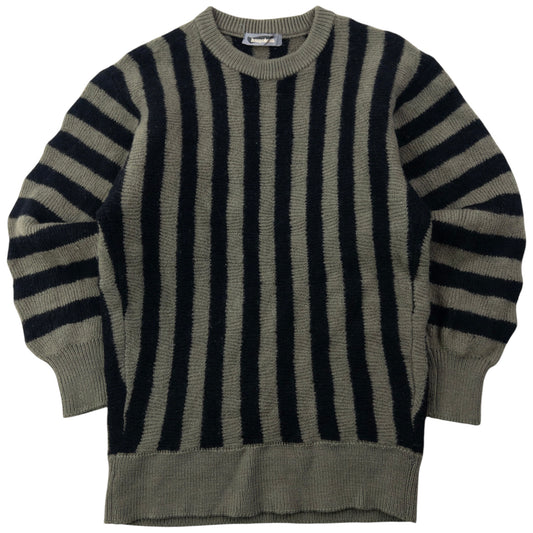 Vintage 80s Issey Miyake Striped Wool Jumper Womens Size S