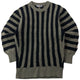 Vintage 80s Issey Miyake Striped Wool Jumper Womens Size S