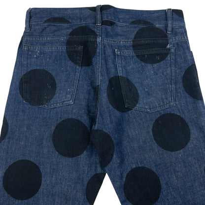 Vintage Yohji Yamamoto Polka Dot Denim Jeans Size W29