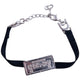 Vintage Dior Licence Plate Ribbon Bracelet