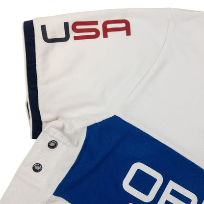 Vintage Polo Ralph Lauren Open 65 Offshore Racing USA Polo Shirt Size L