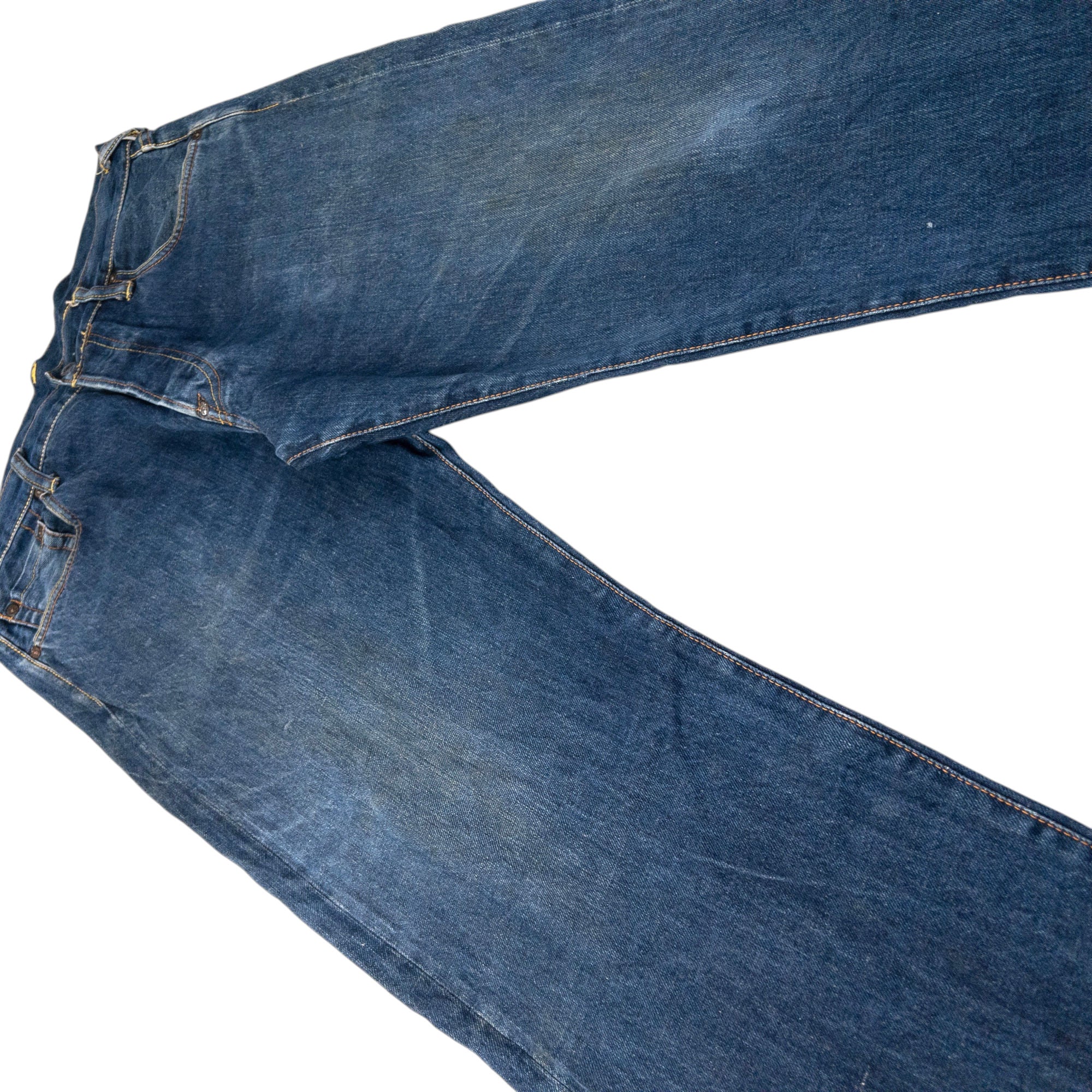 Vintage Evisu Painted Daicock Japanese Denim Jeans Size W33