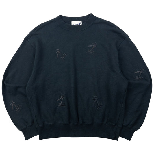 Vintage 90s Hai Sporting Gear By Issey Miyake Embroidered Sweatshirt Size XS