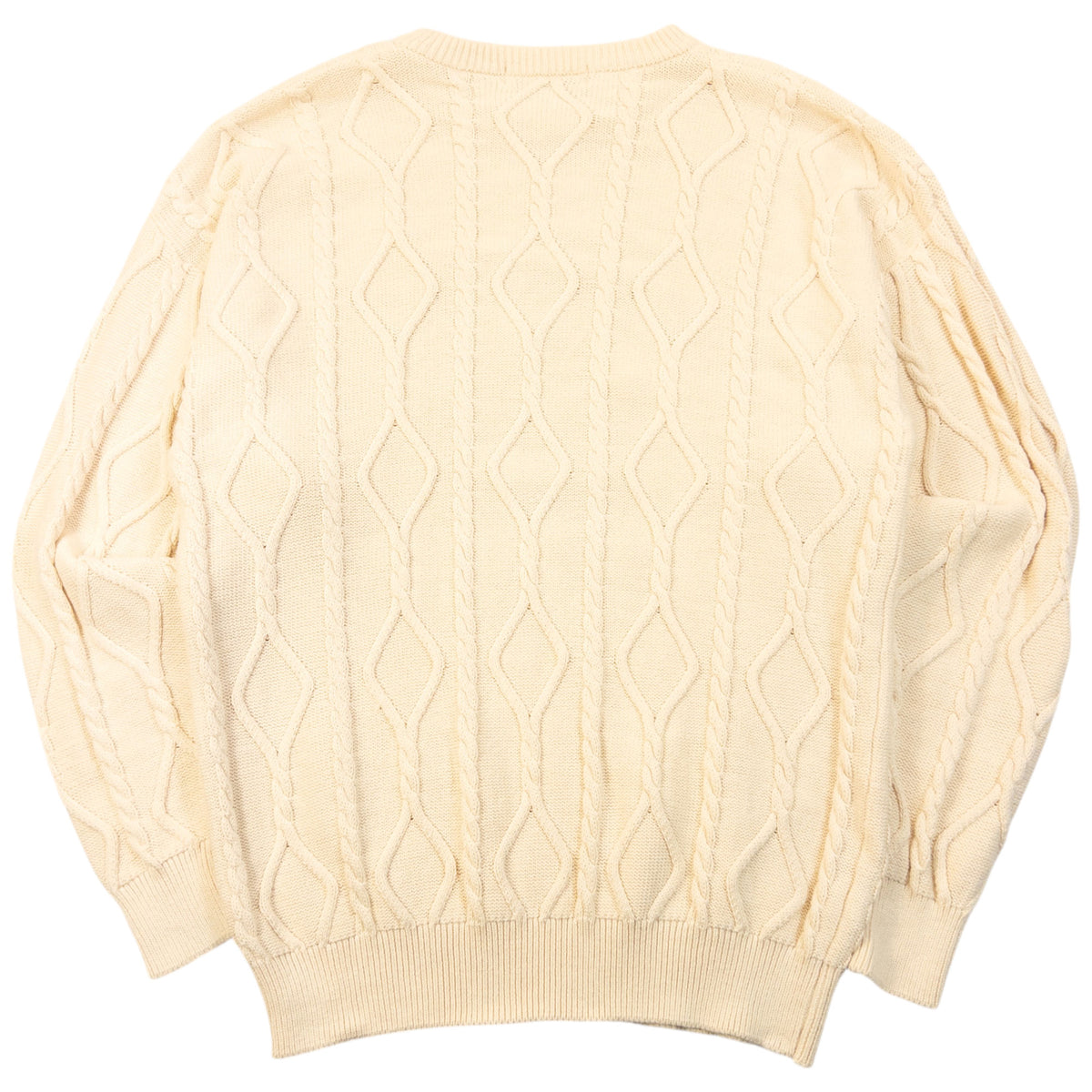 Vintage 90s Burberry Embroidered Knit Jumper Size L