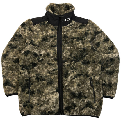 Oakley Zip Up Camo Fleece Jacket Size S