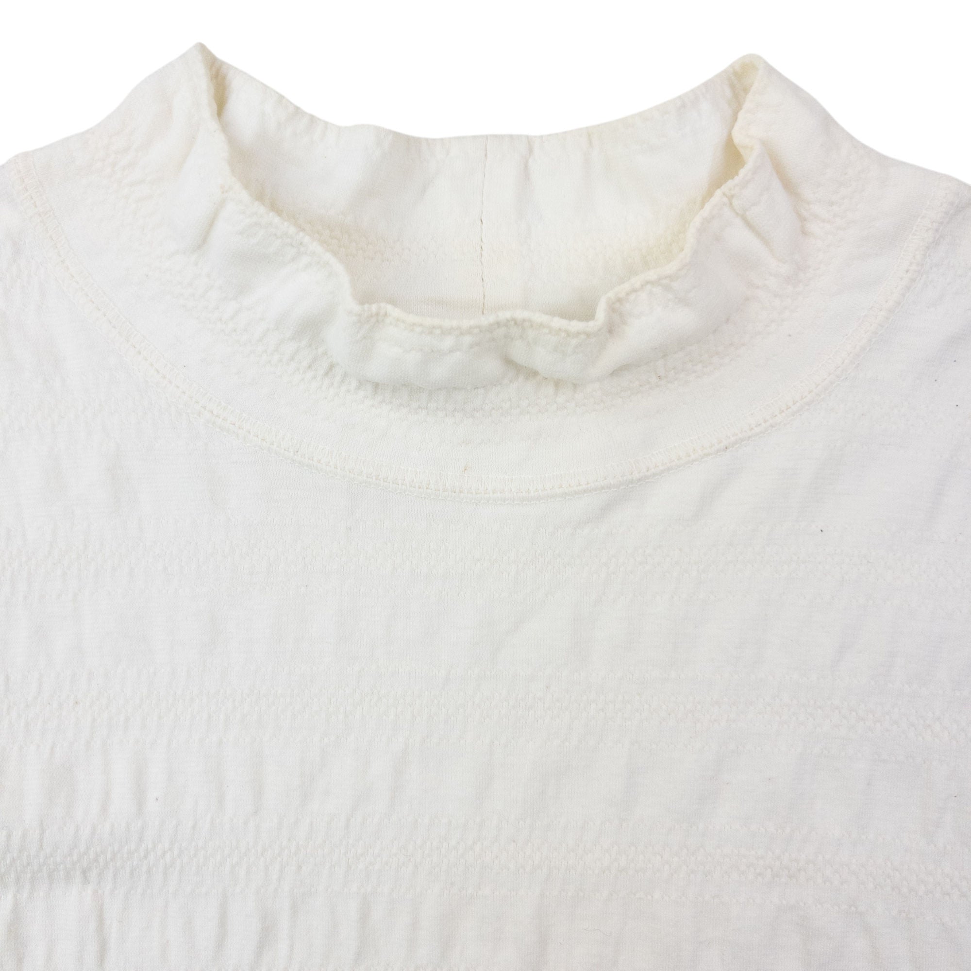 Vintage 90s Plantation By Issey Miyake Textured Long Sleeve T Shirt Womens Size M