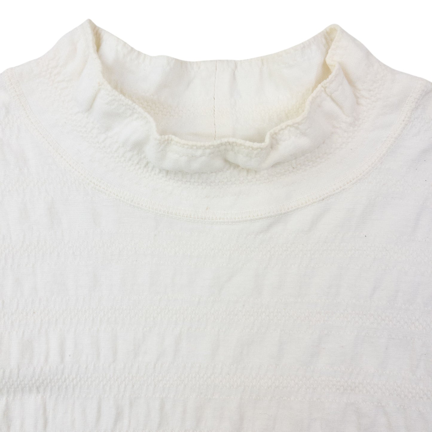 Vintage 90s Plantation By Issey Miyake Textured Long Sleeve T Shirt Womens Size M