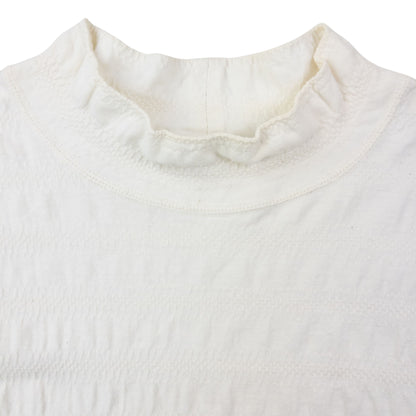 Vintage 90s Plantation By Issey Miyake Textured Long Sleeve T Shirt Womens Size M