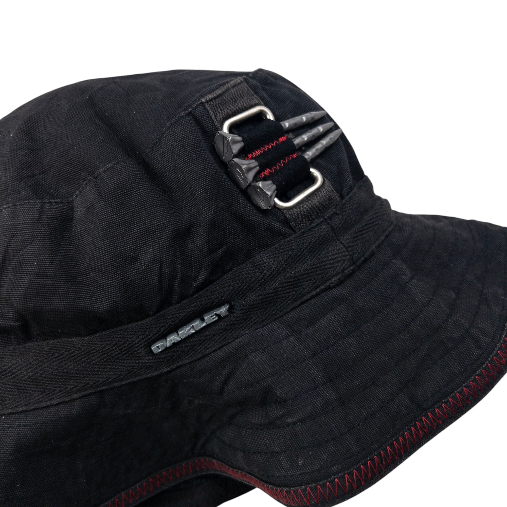 Vintage Oakley Gold Tee Buckle Bucket Hat