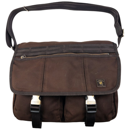Vintage Porter International Crossbody Satchel Bag