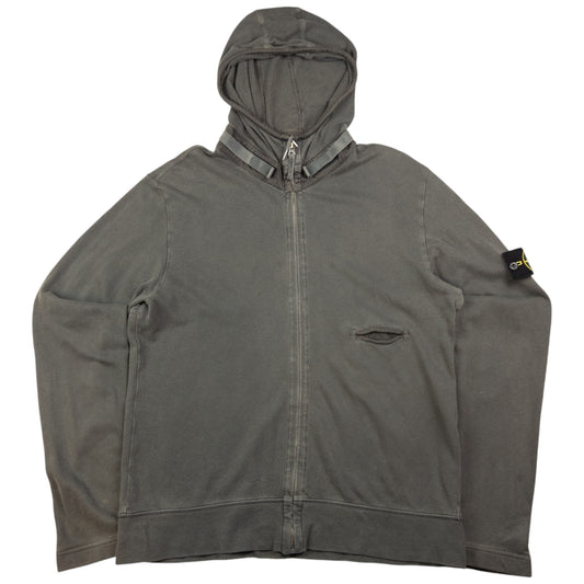 Vintage Stone Island Zip Up Hoodie Size M
