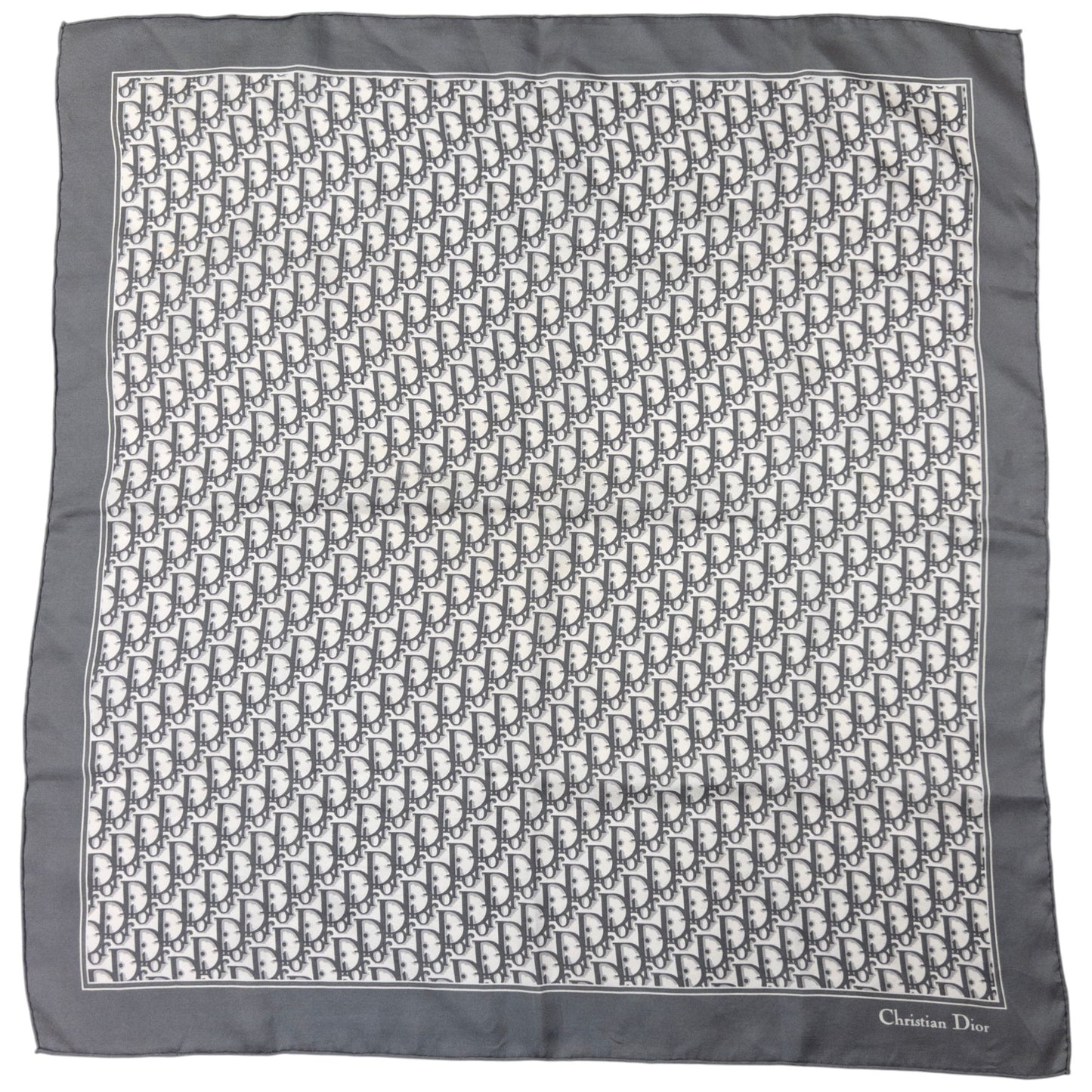 Vintage Dior Monogram Silk Scarf
